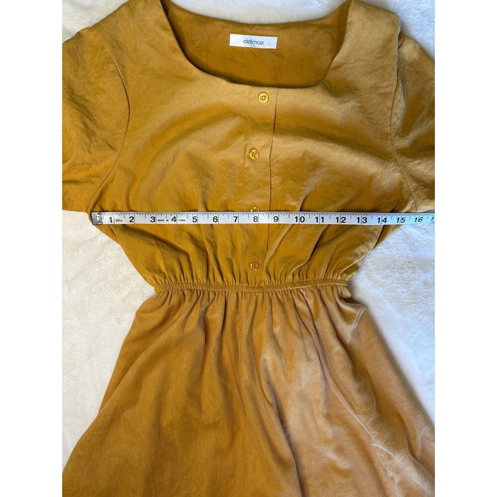 The perfect fall dress! women's L amber midi dress with sheer tulle overlay - Picture 6 of 7